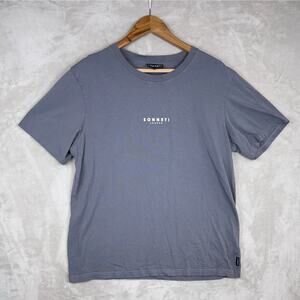 Sonneti London Men's T-shirt Tee XL Titanium Athletic Fit Streetwear